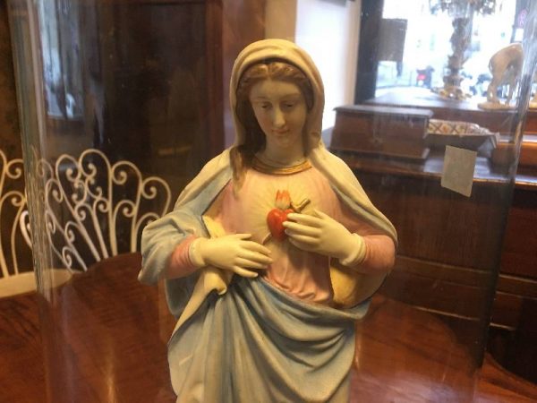 Antica Madonna Porcellana Biscuit del '900