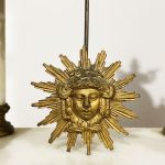 Antico orologio a pendolo in bronzo dorato e marmo del XIX secolo ‘800 – 008