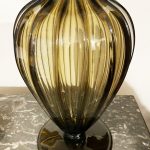 Vaso ambrato in vetro di Murano degli anni ‘30 – 004