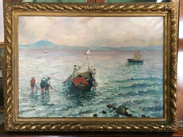 Marina con pescatori, primi anni del ‘900, immagine principale