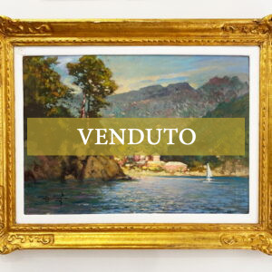 Dipinto ad olio di Cesare Bentivoglio Portofino - 001 - Immagine principale
