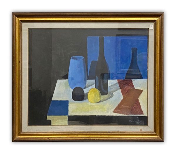 Dipinto ad olio su tela di Sergio Bonfantini - “Natura morta notturna”, 1972 - Immagine principale
