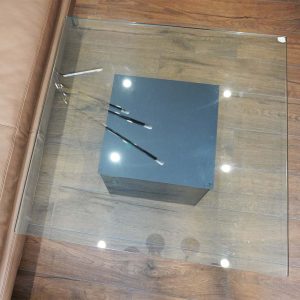 Tavolino basso “Bloc” di Acerbis, designer Nanda Vigo, 1970 - Immagine da sopra