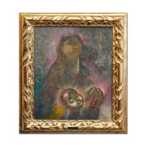 Giannetto Fieschi, “Felicità ineffabile di Maria” olio su tavoletta, 1979 - Immagine principale