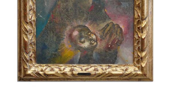 Giannetto Fieschi, “Felicità ineffabile di Maria” olio su tavoletta, 1979 - Particolare