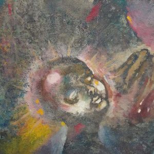 Giannetto Fieschi, “Felicità ineffabile di Maria” olio su tavoletta, 1979 - Dettaglio