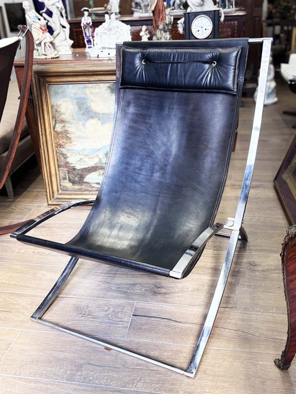 Sedia sdraio "Paola", designer Marcello Cuneo per Mobel Italia, 1972