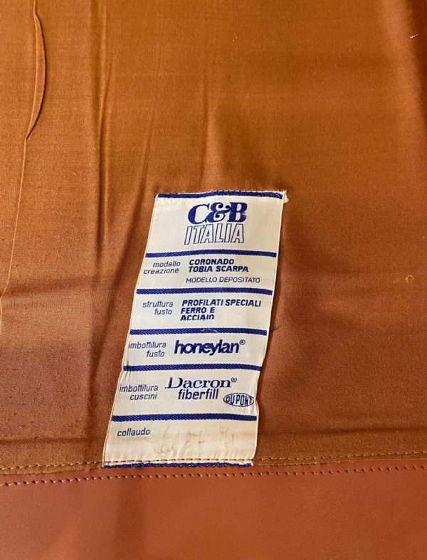 Divano C&B Italia “Coronado” - Designer Afra e Tobia Scarpa - Il marchio della manifattura