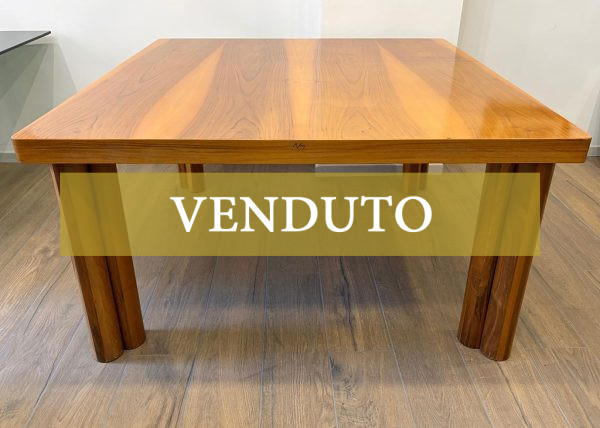 Tavolo di design “Scuderia” di Carlo Scarpa per Bernini, 1977 - Immagine principale - Venduto