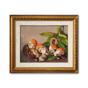 Olio su tavola di Amedeo Merello: funghi - Immagine principale