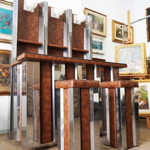 Set bar anni '70, designer Willy Rizzo