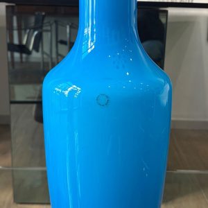 Venini, vaso “Opalino” 1985 colore azzurro - Immagine principale