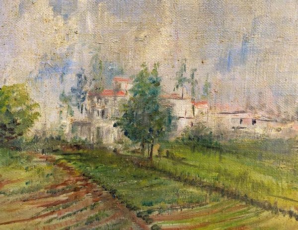 Giacomo Picollo: dipinto ad olio, paesaggio - Dettaglio