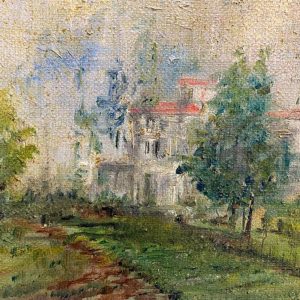Giacomo Picollo: dipinto ad olio, paesaggio - Dettaglio