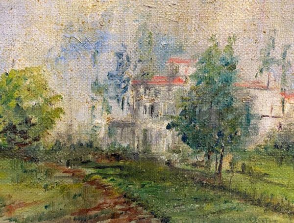 Giacomo Picollo: dipinto ad olio, paesaggio - Dettaglio