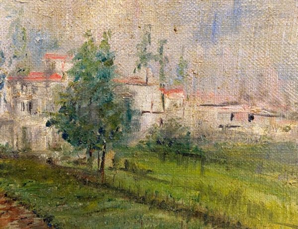 Giacomo Picollo: dipinto ad olio, paesaggio - Dettaglio