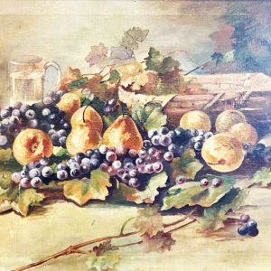 Natura morta, primi ‘900: dipinto ad olio su tela - Immagine Dettaglio