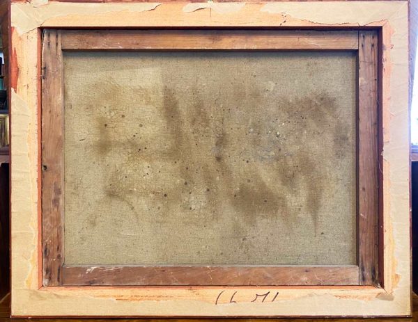 Natura morta, primi ‘900: dipinto ad olio su tela - Immagine Retro